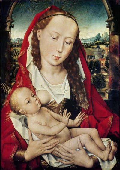 Jungfrau und Kind, ca. 1467-70 von Hans Memling